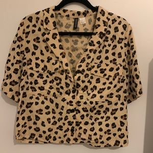 Animal print top